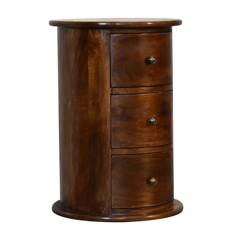 3 Drawer Chestnut Drum