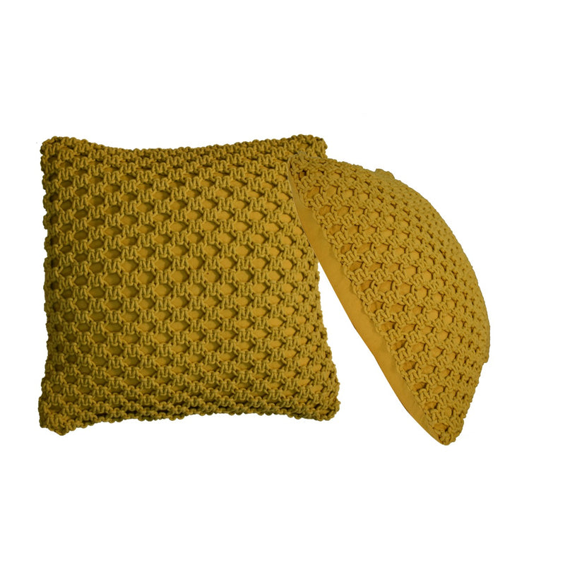 Myra Cushion Set of 2 - Mustard