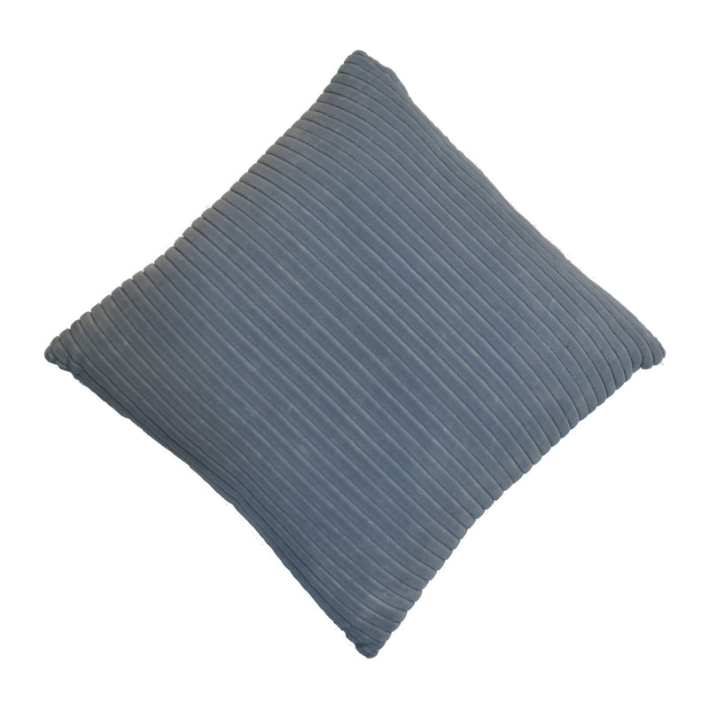 Ribbed Grey Cushion Set of 2