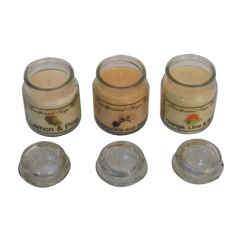 Hourglass Candle Set of 3 (Fruit