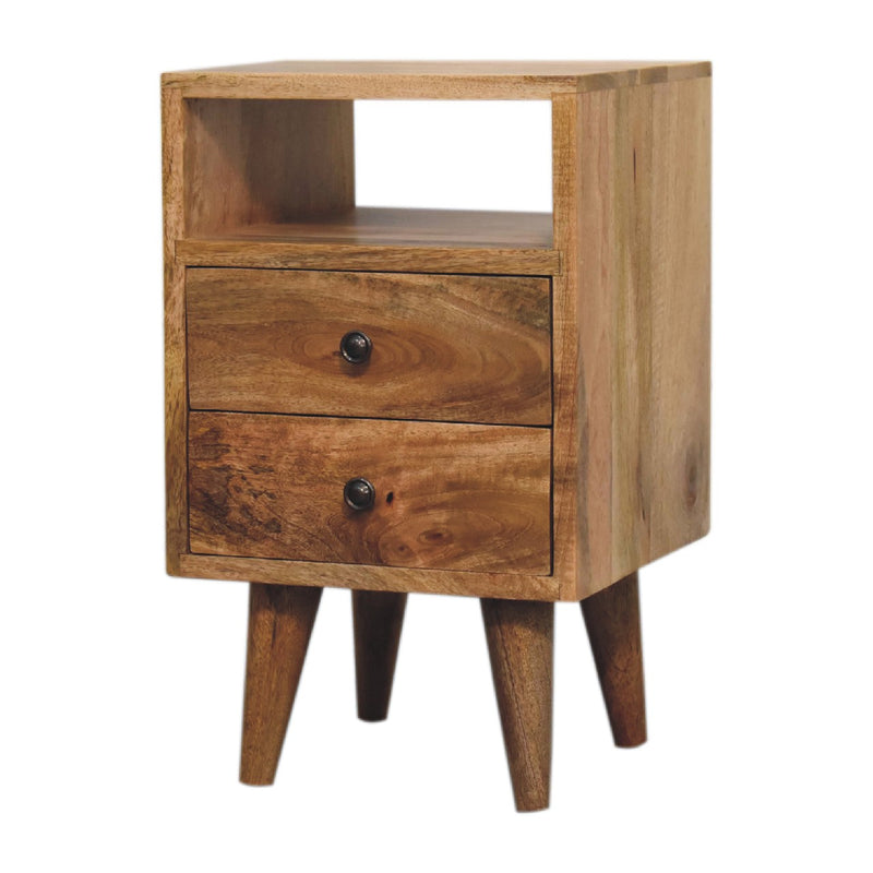 Mini Oak-ish Classic Open Bedside