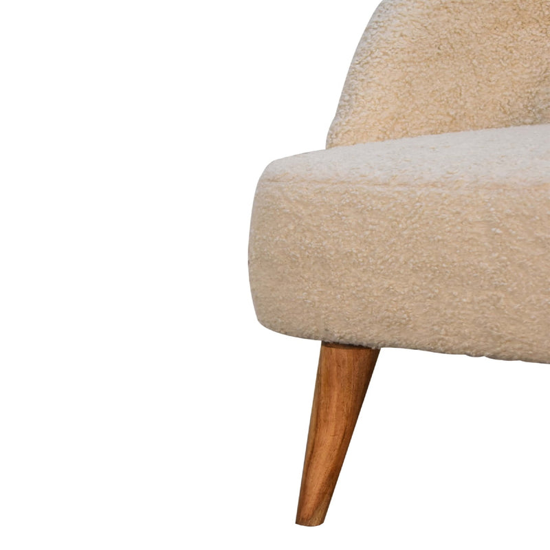 Cream Boucle Tub Chair