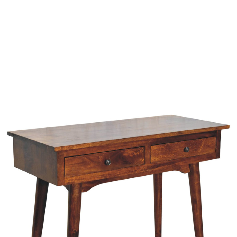 Chestnut Hallway 2 Drawer Console Table