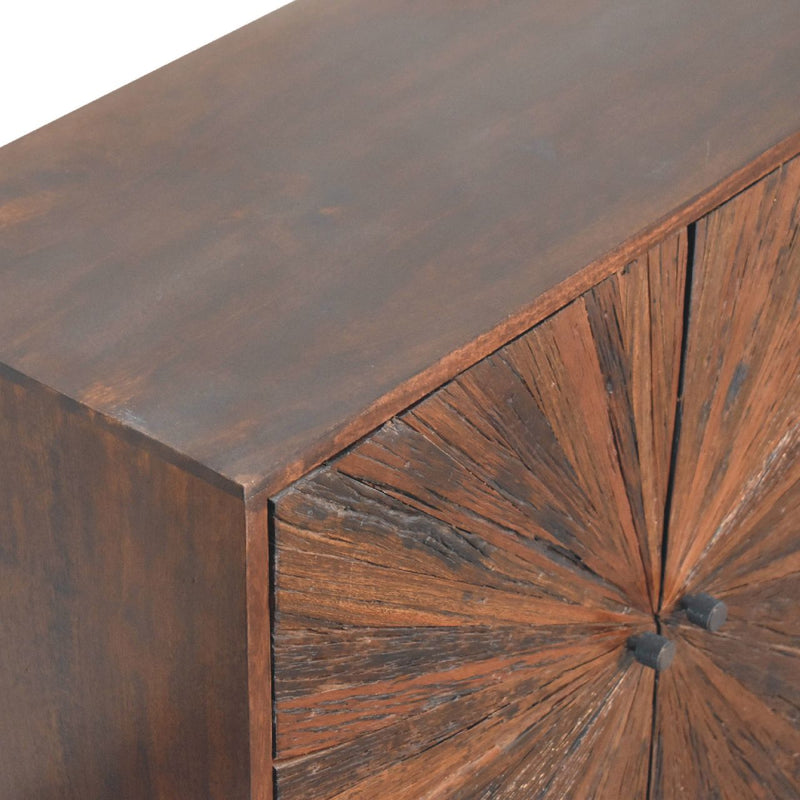 Sunrise Ball Walnut Cabinet