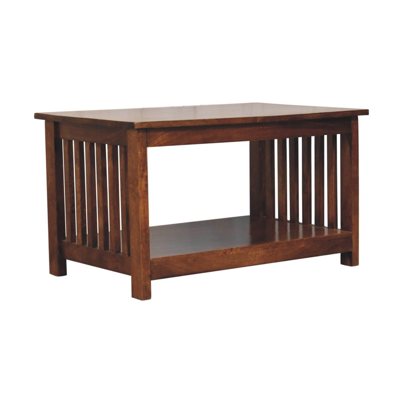 Slatted Chestnut Coffee Table