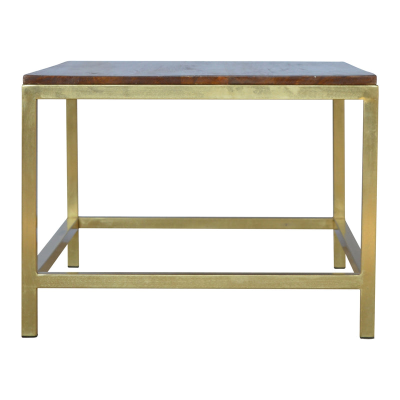 Rectangle Gold Coffee Table